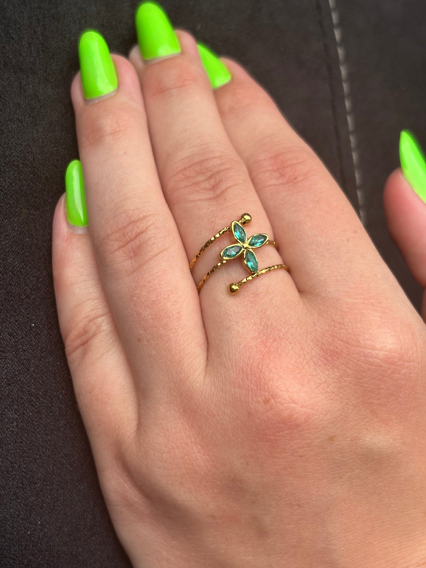 Bague fleur