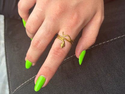 Bague serpent